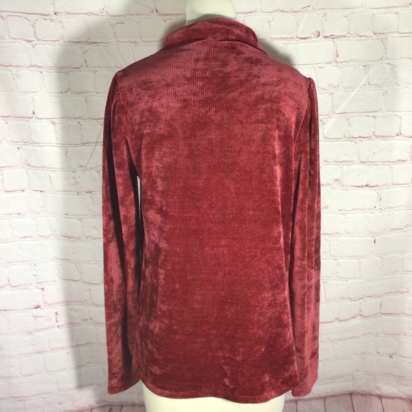 Express Ruched Shoulder Long Sleeve Sweater - Size Medium - Picture 4 of 7